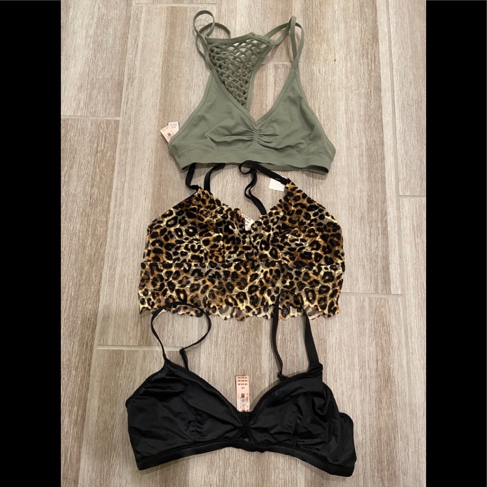 Bundle of 3 NWT Victoria’s Secret bralettes